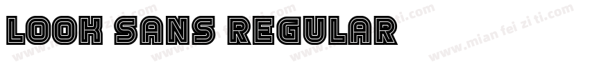 Look Sans Regular字体转换